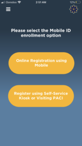 mobile id kuwait enrollment option