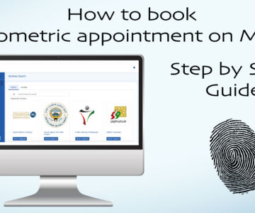 how to book biometric appointment meta - kuwait